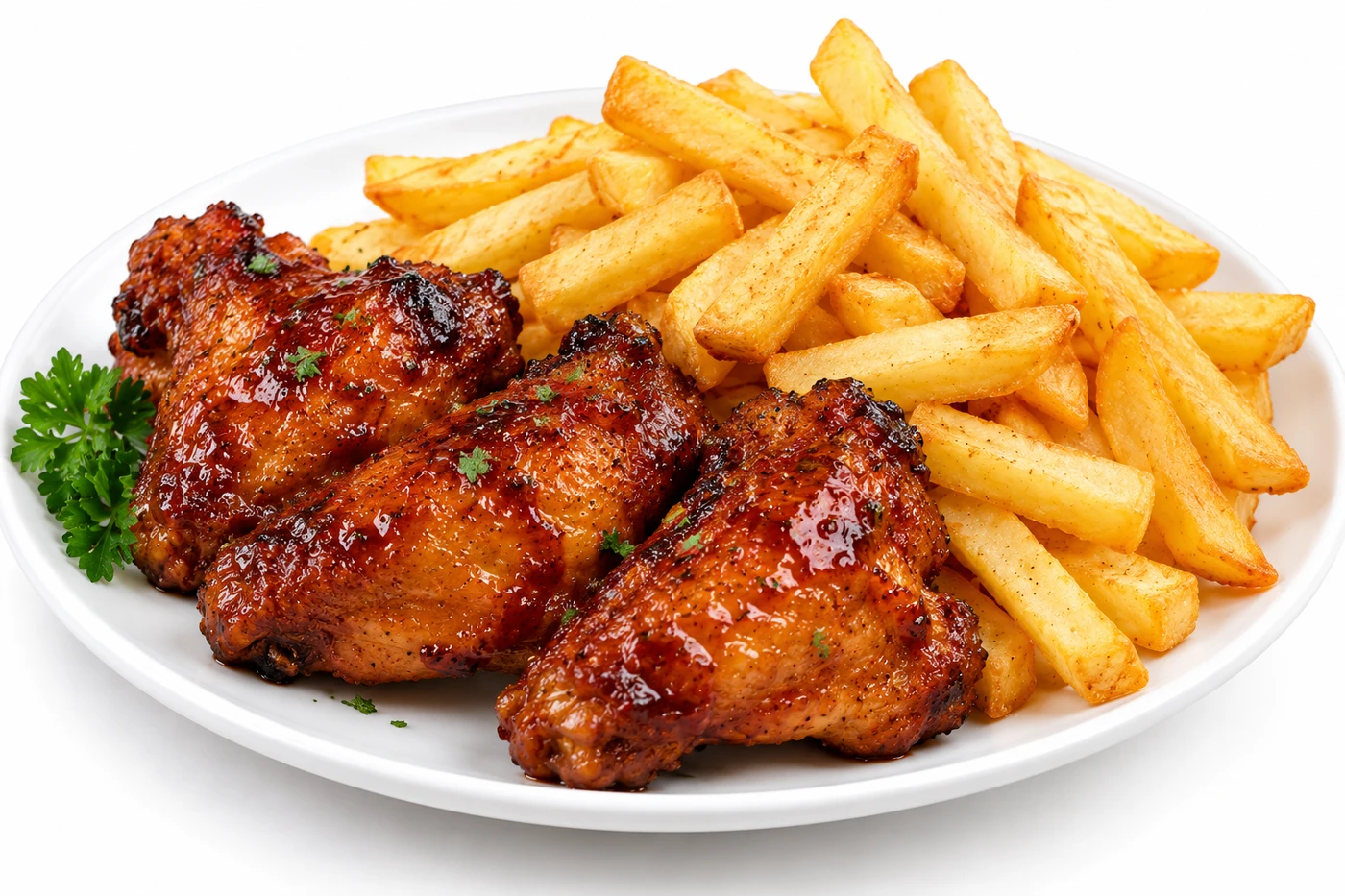 Ohch 6 Chicken Wings & Chips
